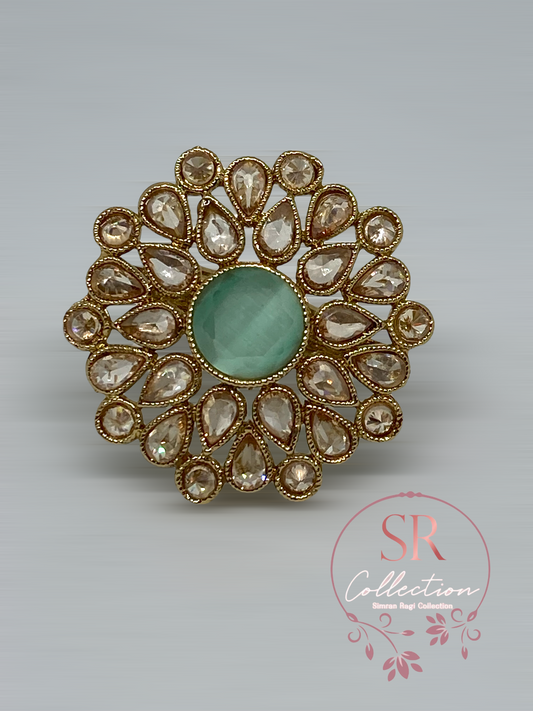 Damini Classic Antique Ring (ST115) Mint